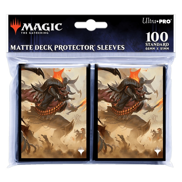 Ultra-Pro-100-outlaws-in-thunder-junction-rakdos-the-muscle-sleeves